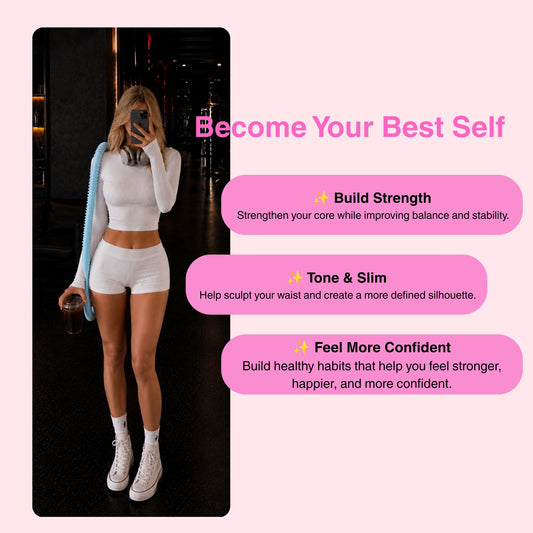 Build Your Dream Body with SlimHoop⢠| Soft Weighted Fitness Hoop