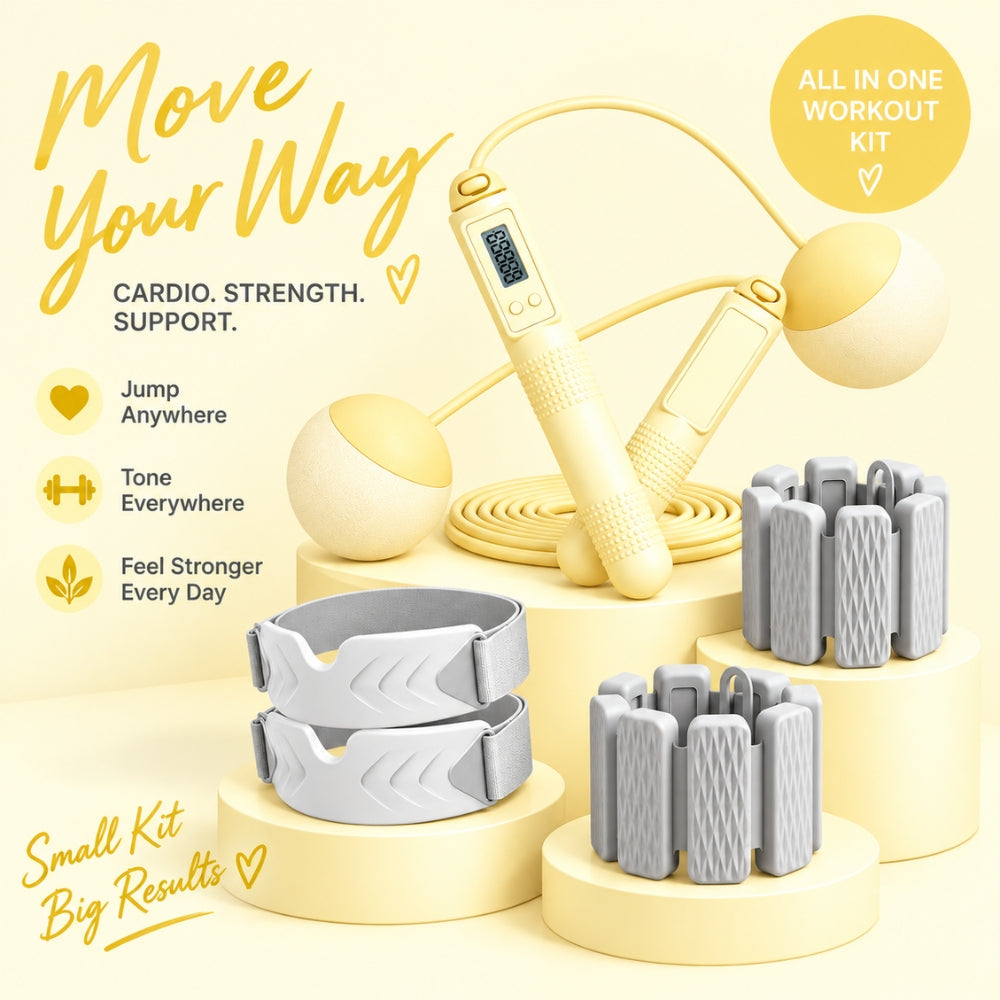 JumpFit™ 2 in 1 Smart Rope Kit
